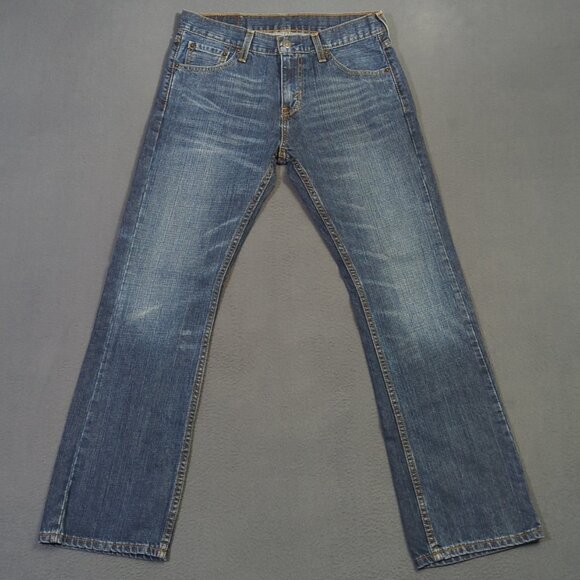 Levi's Jeans Men's 30x30 Blue 527 Slim Fit Boot Cut Denim - Picture 2 of 11